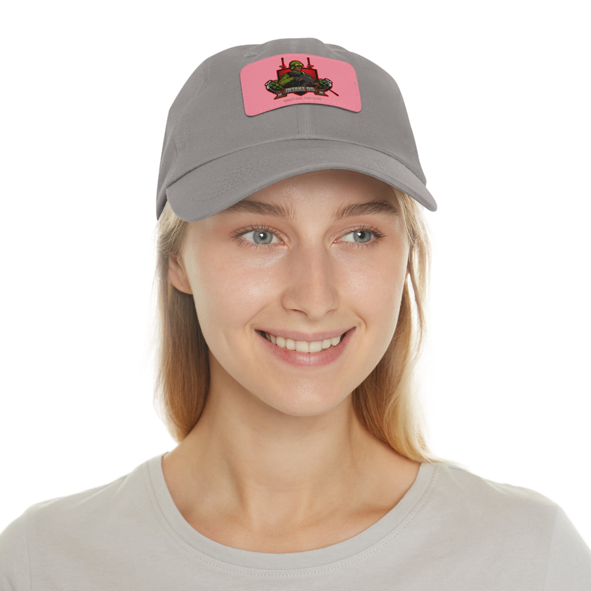 Intake 95 Dad Hat with Leather Patch (Rectangle)