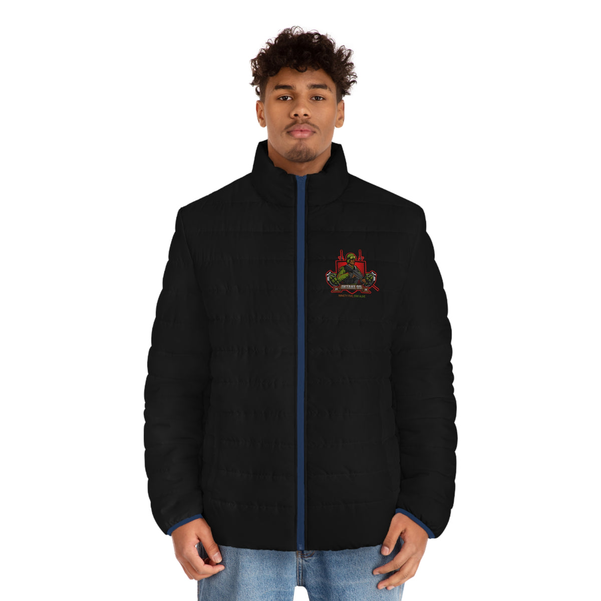 Intake 95 Men's Puffer Jacket (AOP)