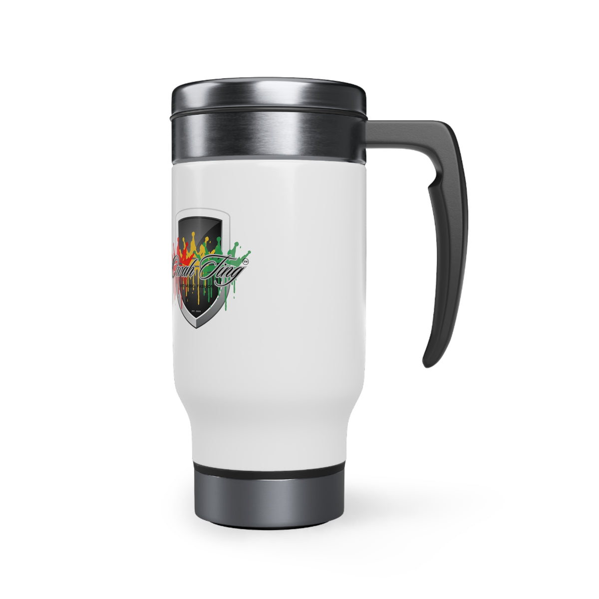 Owah Ting Stainless Steel Travel Mug with Handle, 14oz