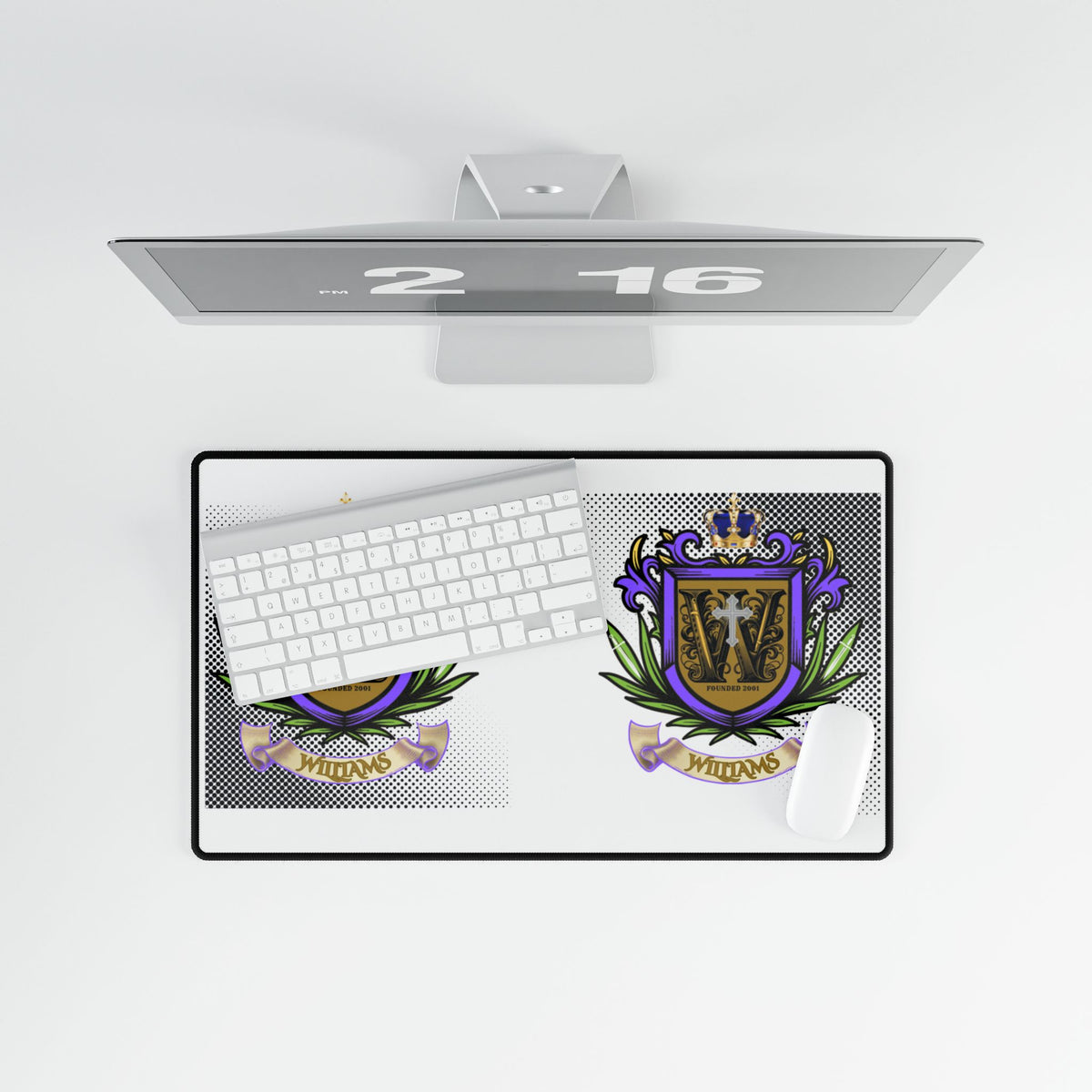 Williams' Family Desk Mat — Decorative Office Mousepad