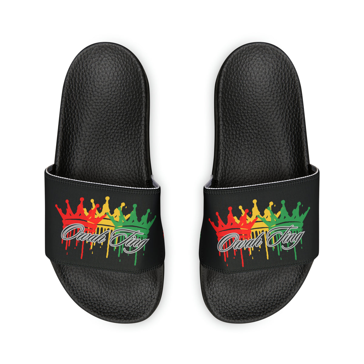 Owah Ting Men's PU Slide Sandals