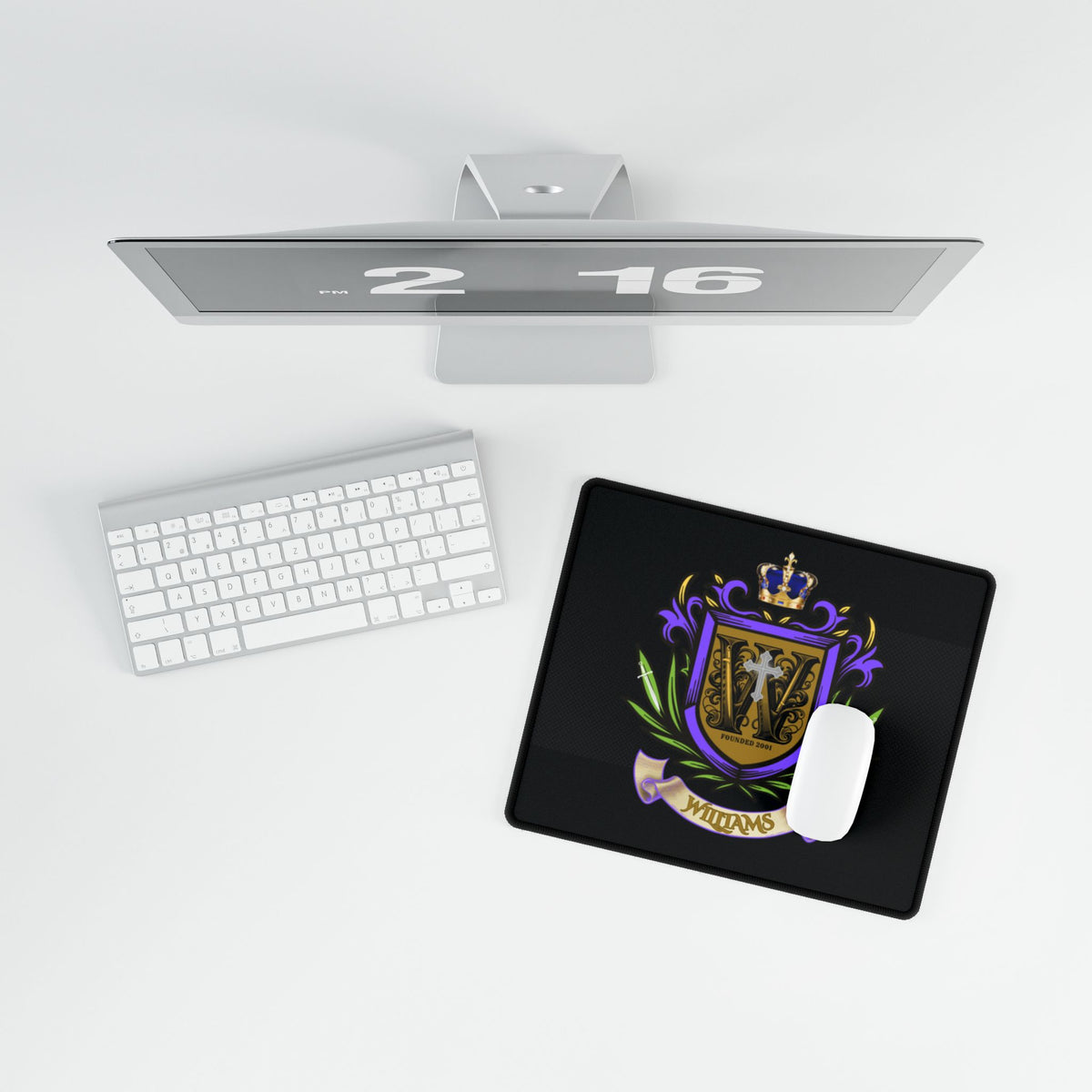 Williams' Family Desk Mat — Decorative Office Mousepad