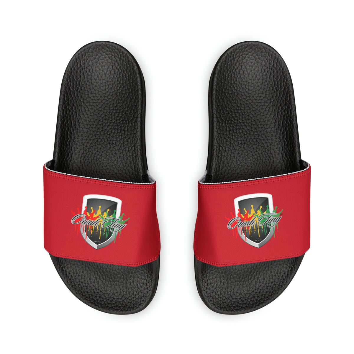 Owah Ting Men's PU Slide Sandals