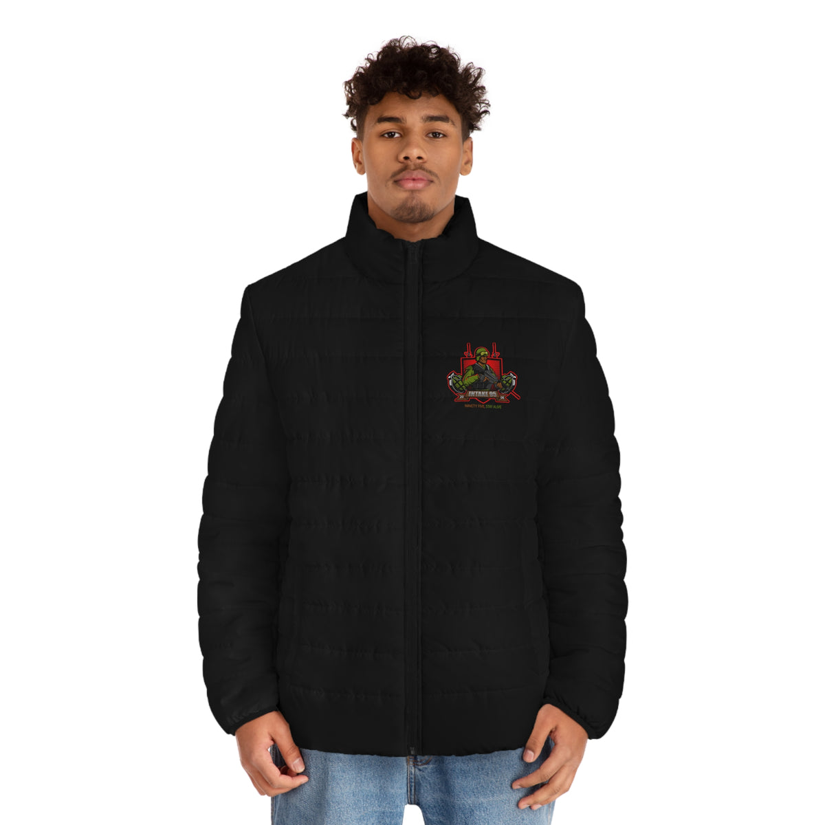 Intake 95 Men's Puffer Jacket (AOP)