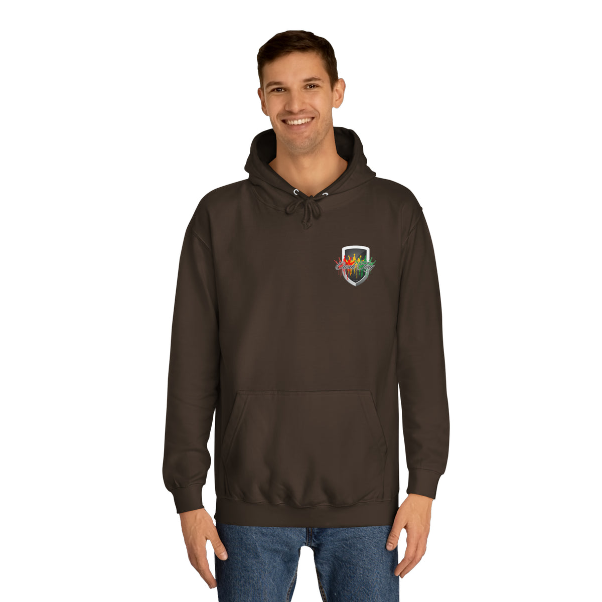 Owah Ting Unisex College Hoodie