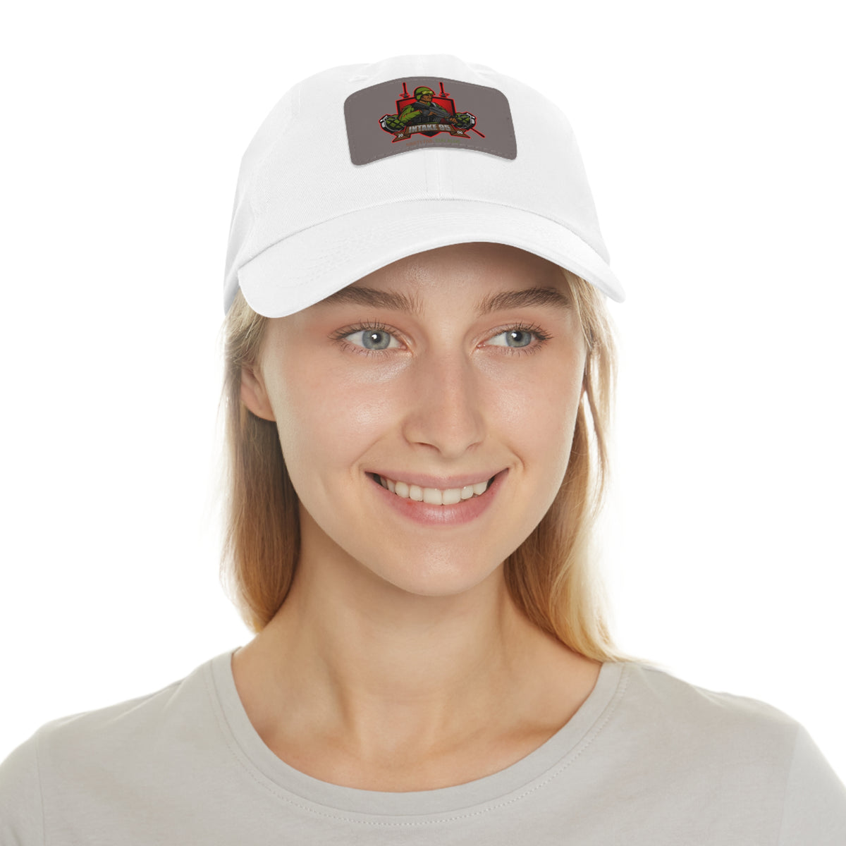 Intake 95 Dad Hat with Leather Patch (Rectangle)