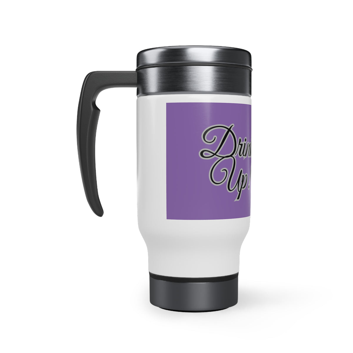 Owah Ting Stainless Steel Travel Mug with Handle, 14oz