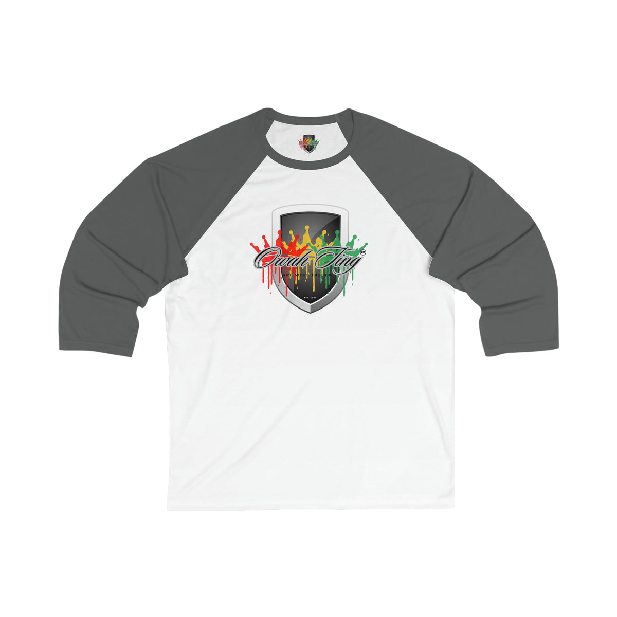 Unisex 3\4 Sleeve Baseball Tee