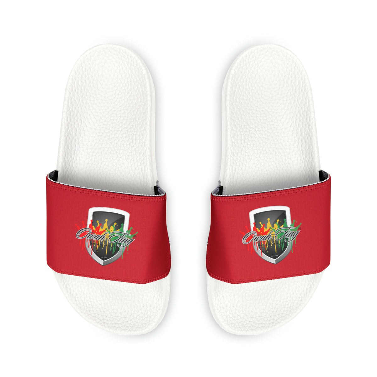 Owah Ting Men's PU Slide Sandals