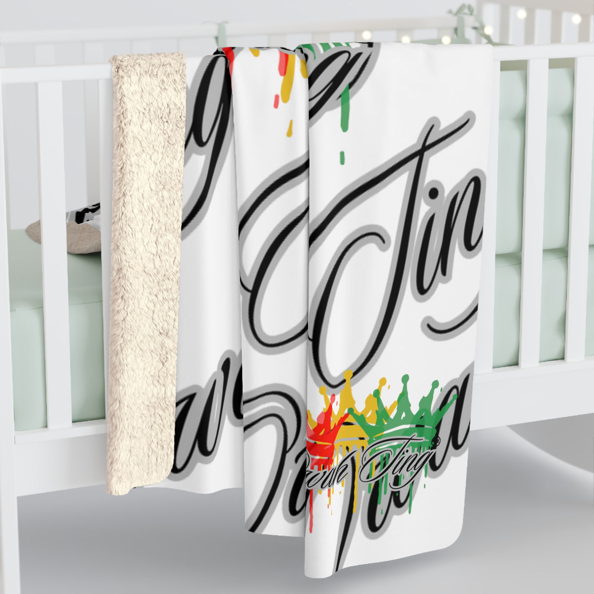 Owah Ting Fleece Blanket