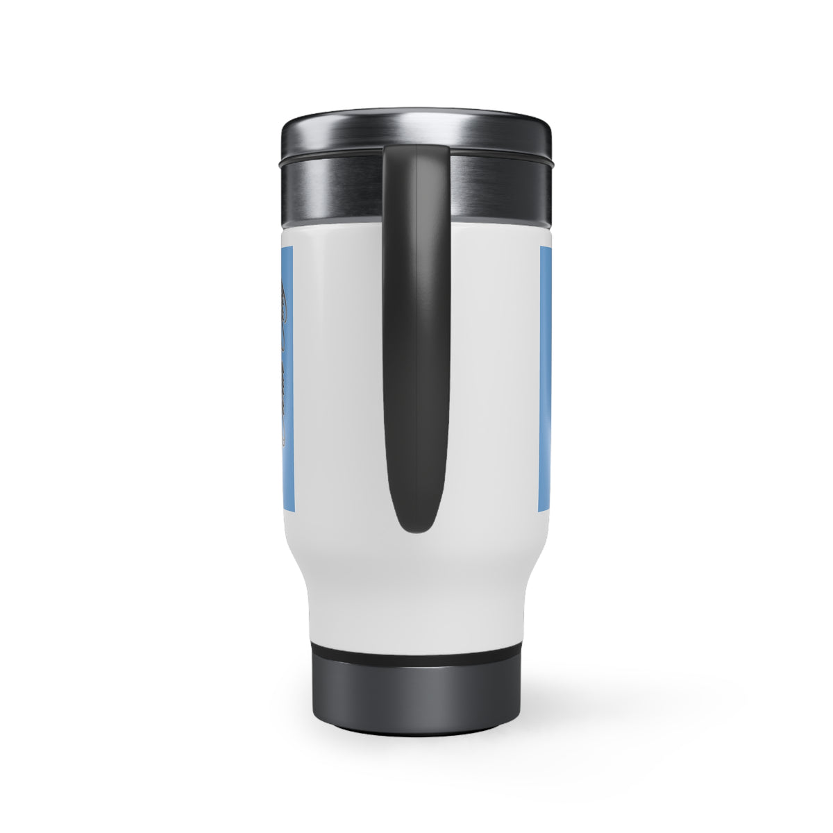 Owah Ting Stainless Steel Travel Mug with Handle, 14oz