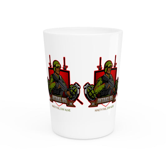 Military Grenadier Shot Glass – 'Intake 05' Tactical Shooter Design