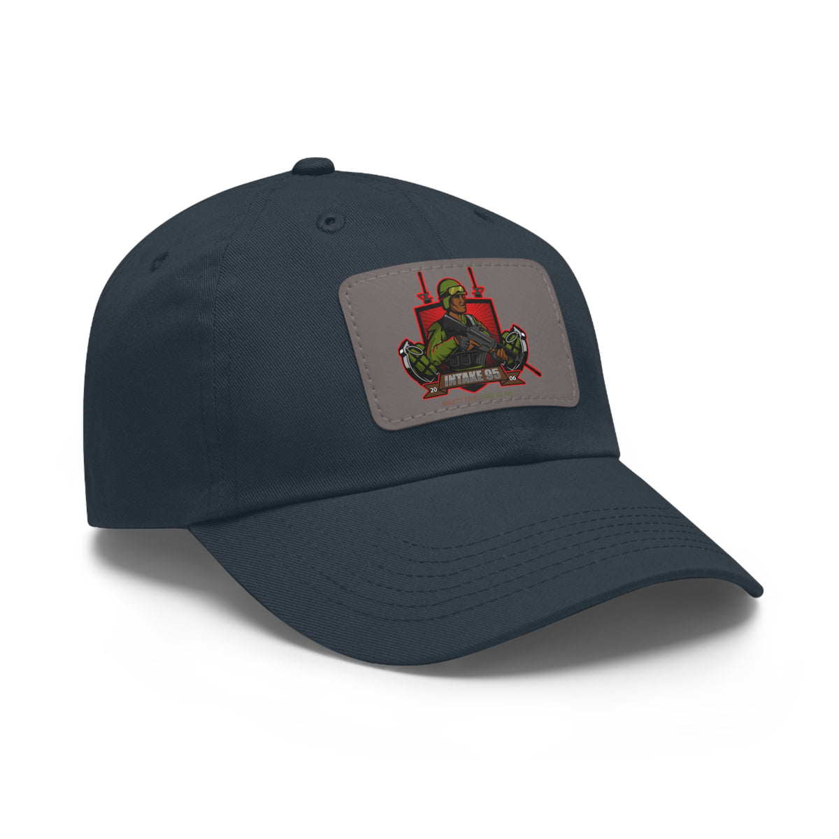 Intake 95 Dad Hat with Leather Patch (Rectangle)