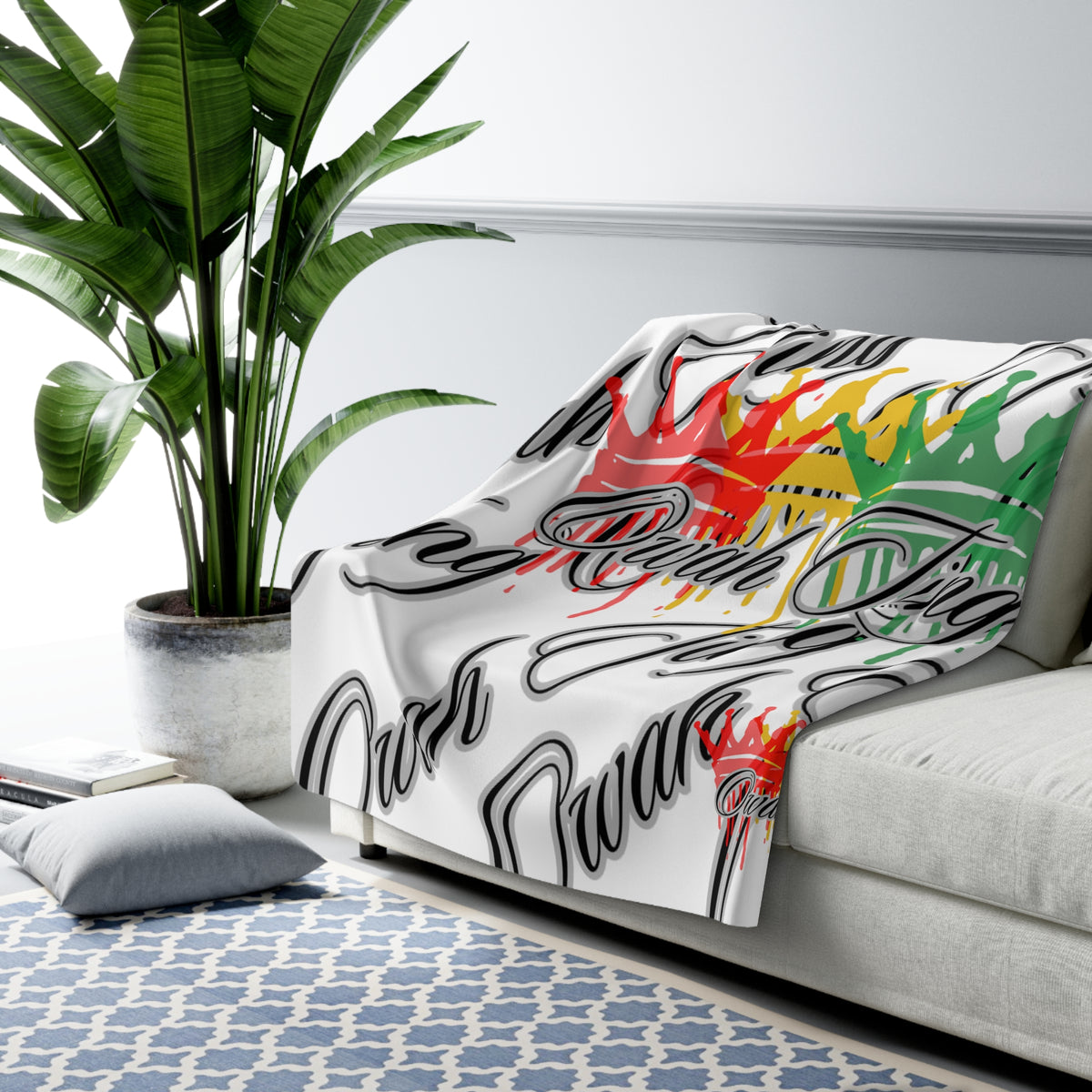Owah Ting Fleece Blanket