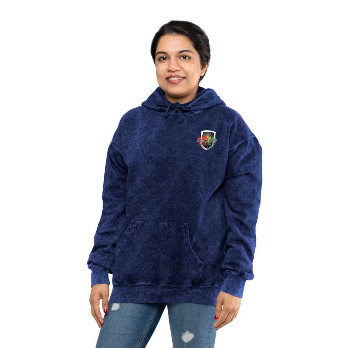 Owah Ting Unisex Mineral Wash Hoodie