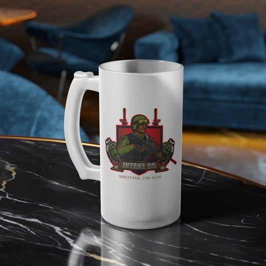 Frosted Glass Beer Mug