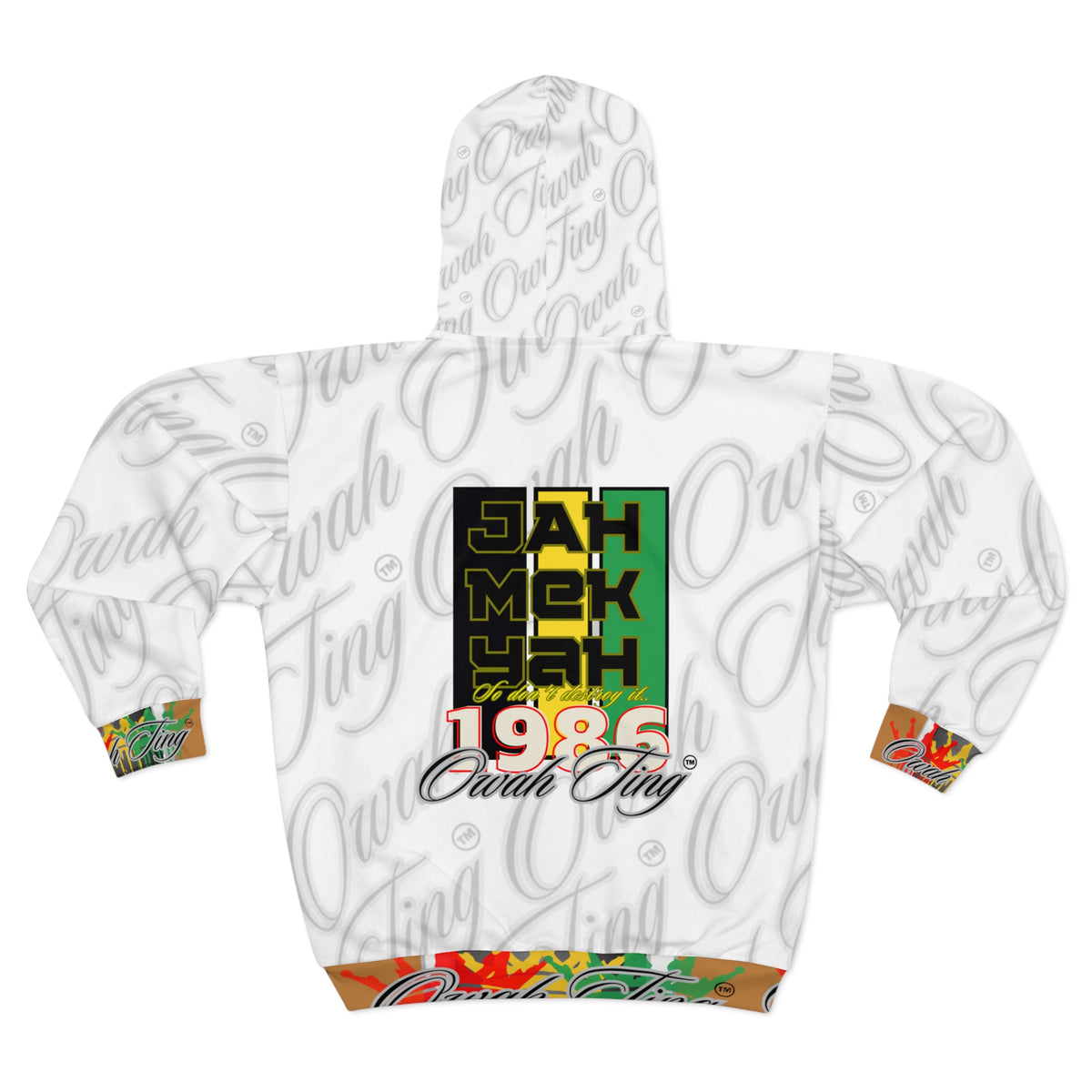 Owah Ting Unisex Zip Hoodie (AOP)