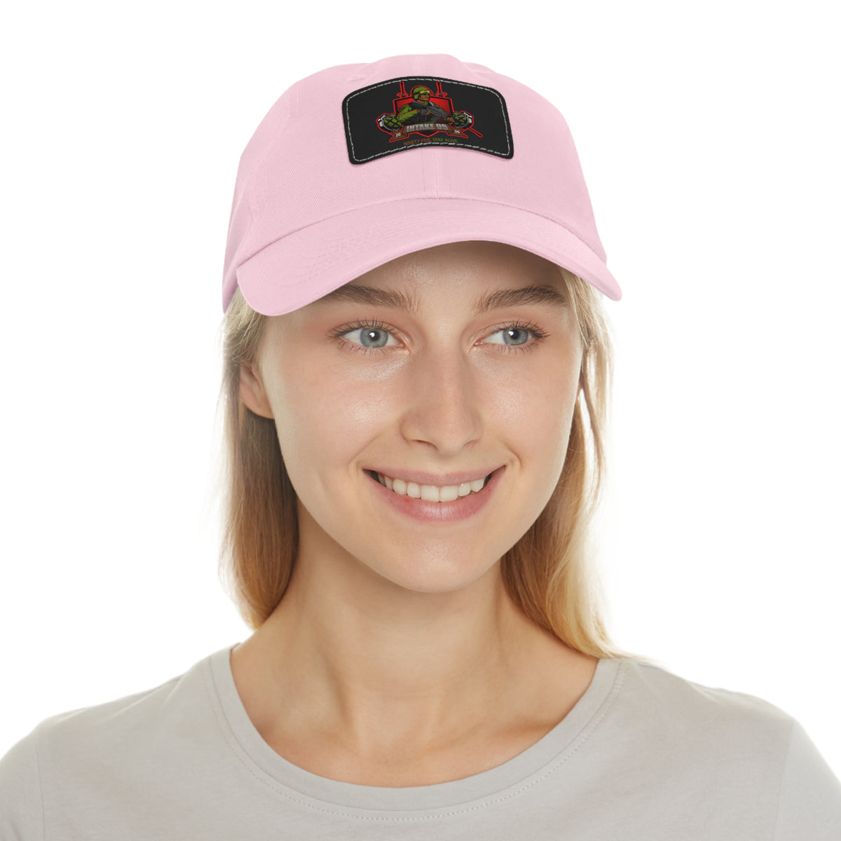 Intake 95 Dad Hat with Leather Patch (Rectangle)