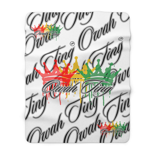 Owah Ting Fleece Blanket
