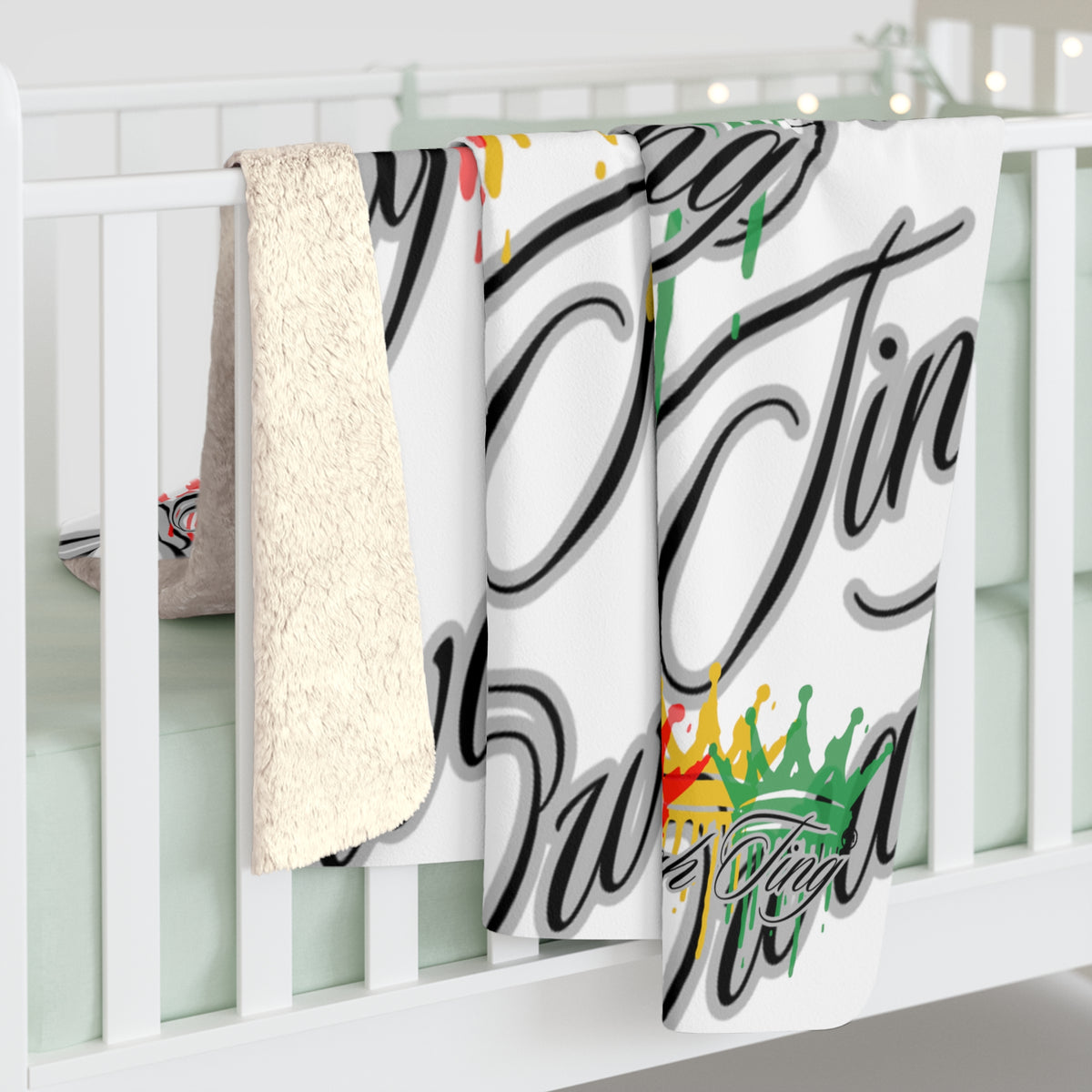 Owah Ting Fleece Blanket