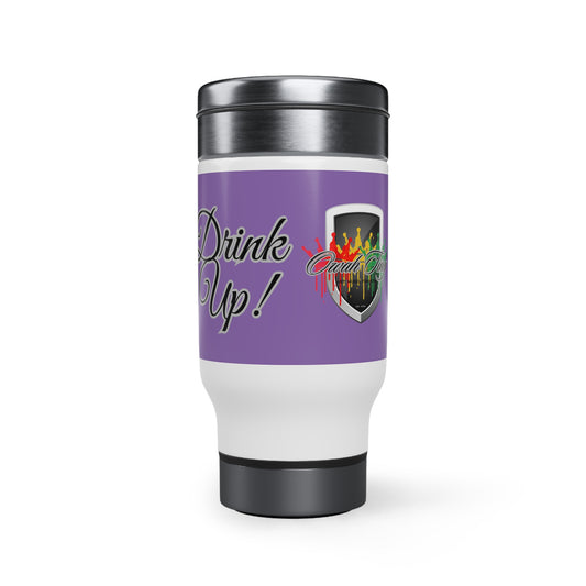 Owah Ting Stainless Steel Travel Mug with Handle, 14oz