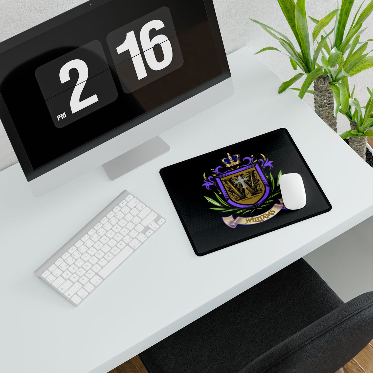 Williams' Family Desk Mat — Decorative Office Mousepad