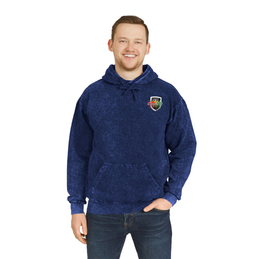Owah Ting Unisex Mineral Wash Hoodie