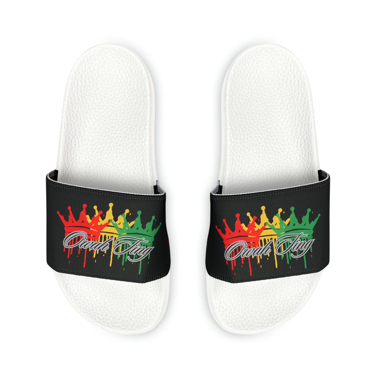 Owah Ting Men's PU Slide Sandals