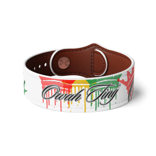 Faux Leather Wristband