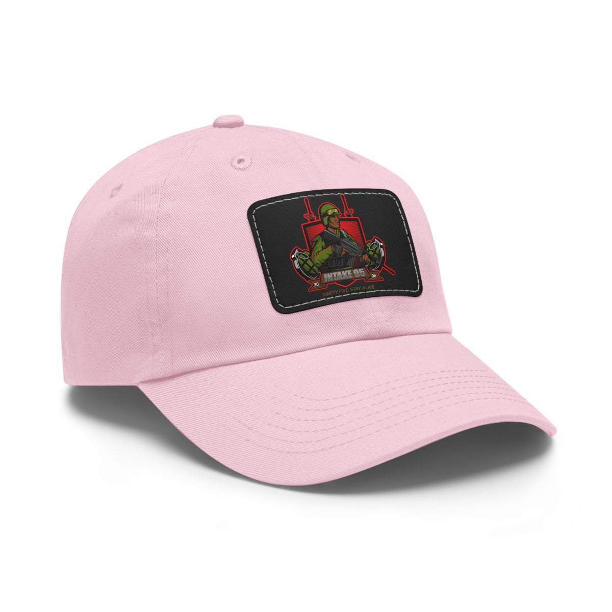 Intake 95 Dad Hat with Leather Patch (Rectangle)