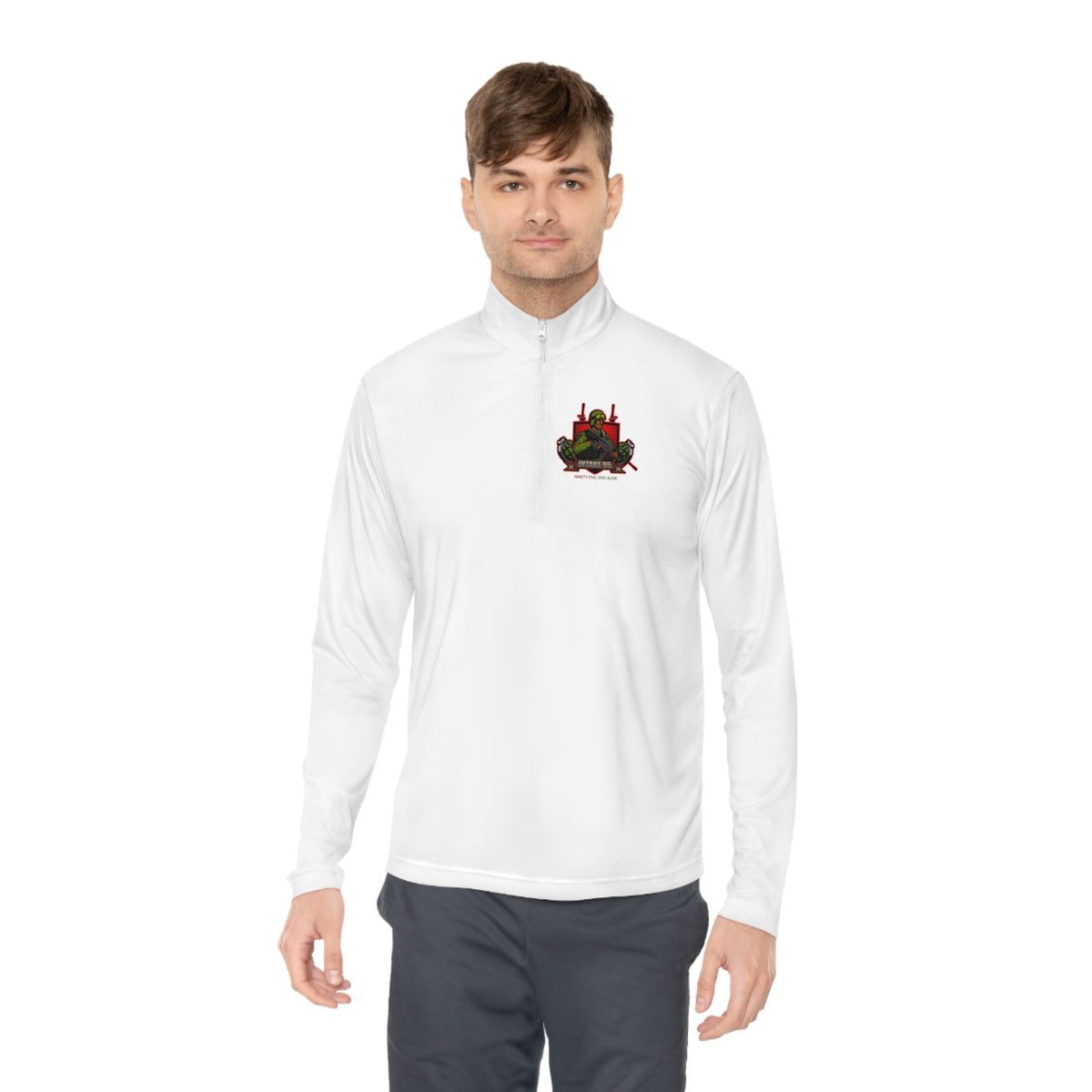 Owah Ting Unisex Quarter-Zip Pullover