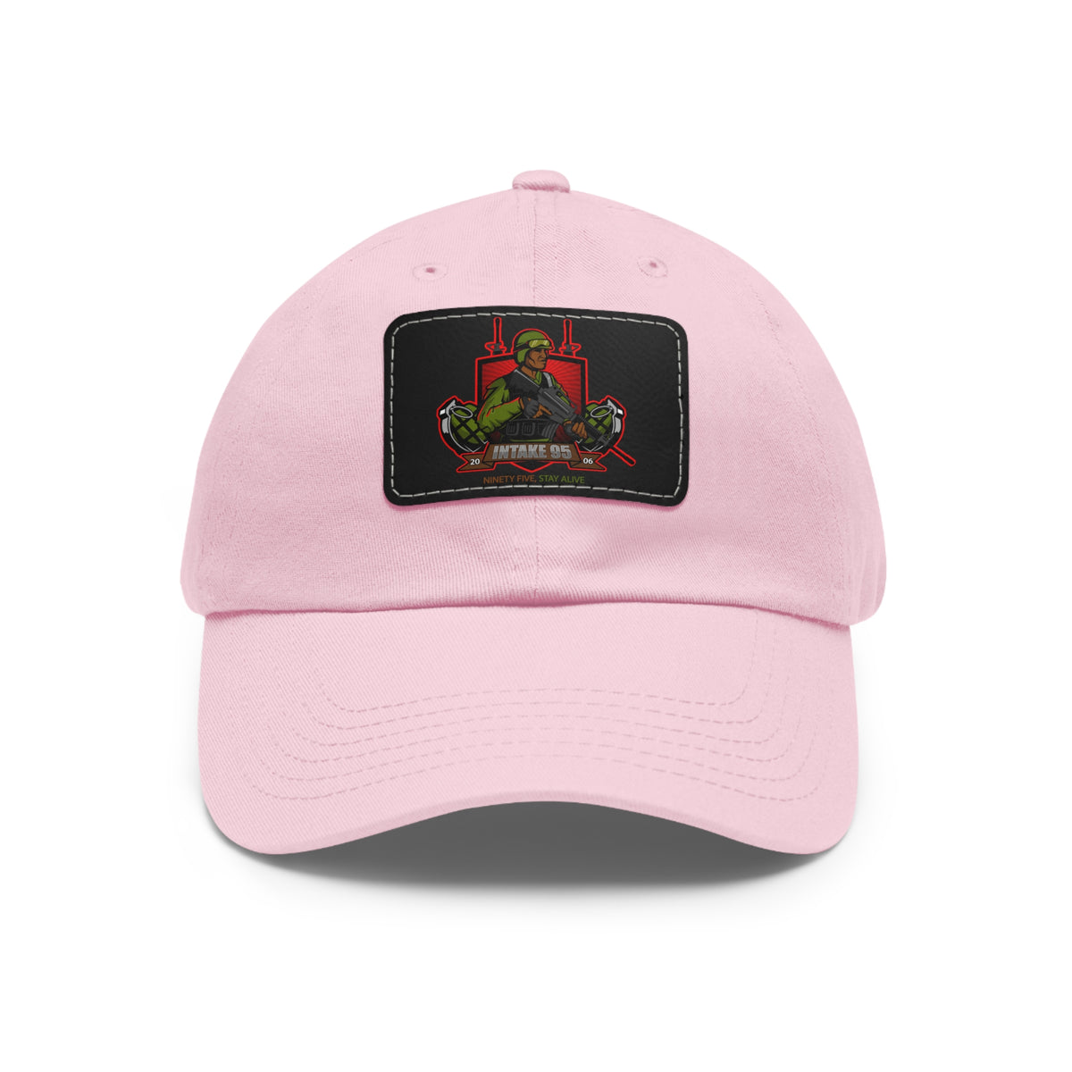 Intake 95 Dad Hat with Leather Patch (Rectangle)