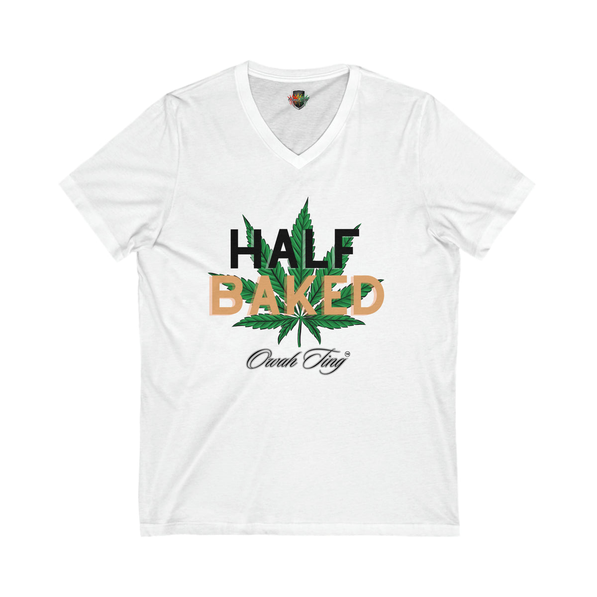 Unisex Jersey Short Sleeve V-Neck Tee