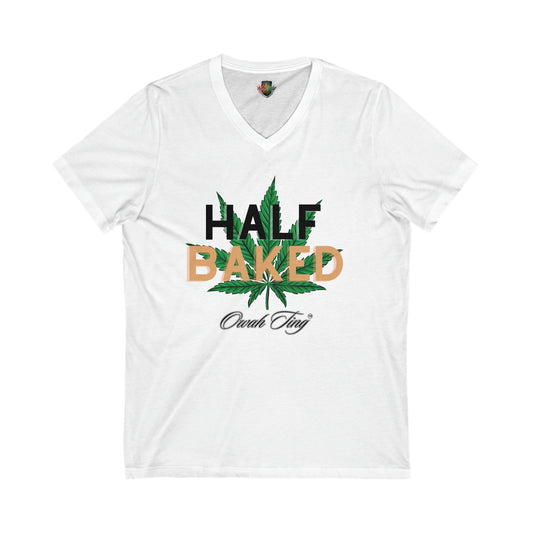 Unisex Jersey Short Sleeve V-Neck Tee
