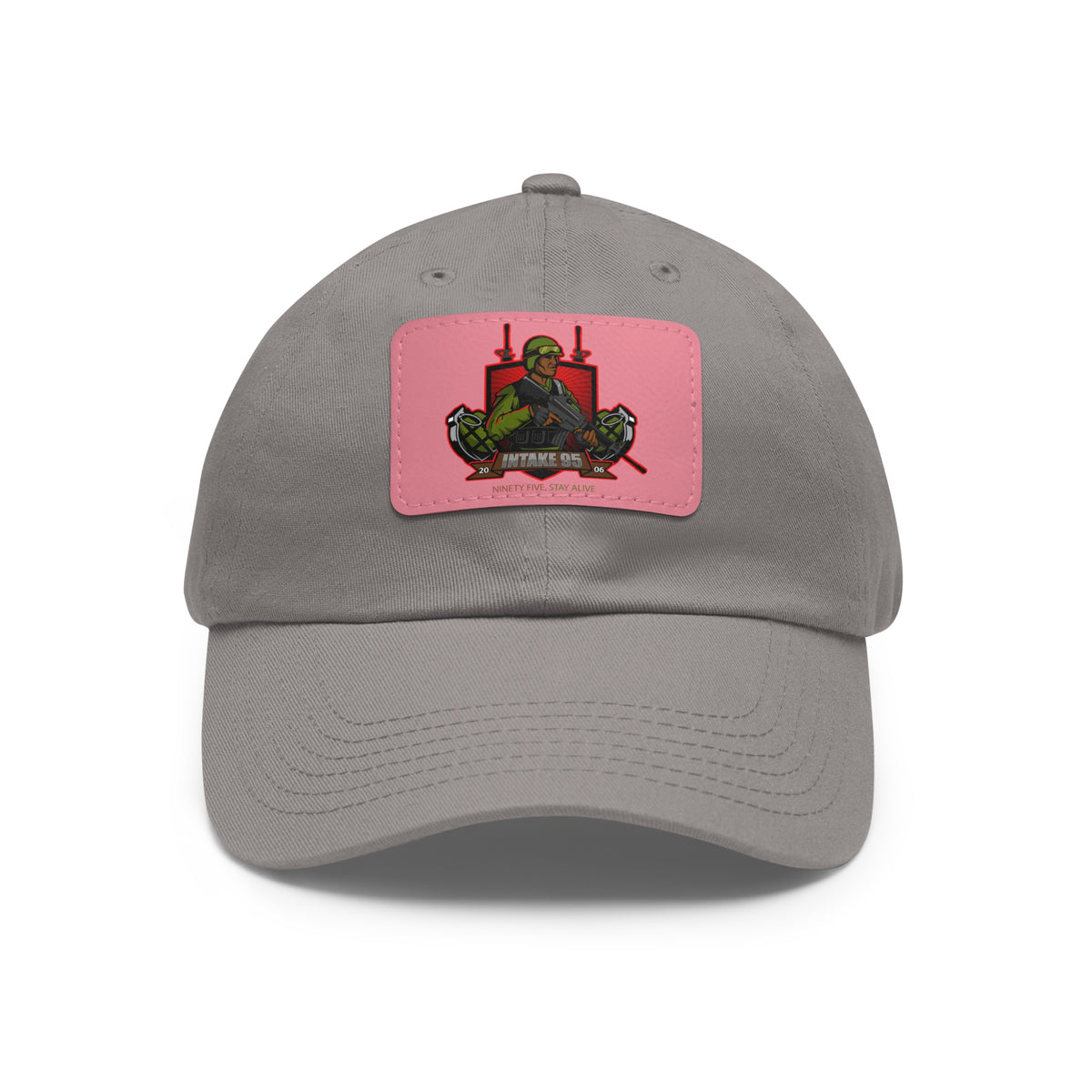 Intake 95 Dad Hat with Leather Patch (Rectangle)