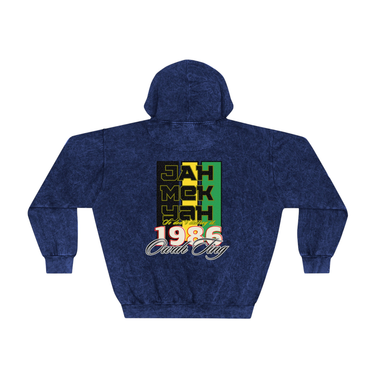 Owah Ting Unisex Mineral Wash Hoodie