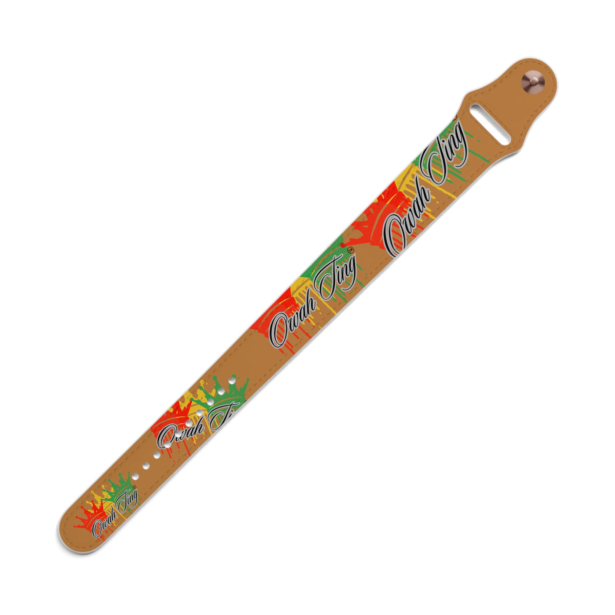 Copy of Copy of Faux Leather Wristband