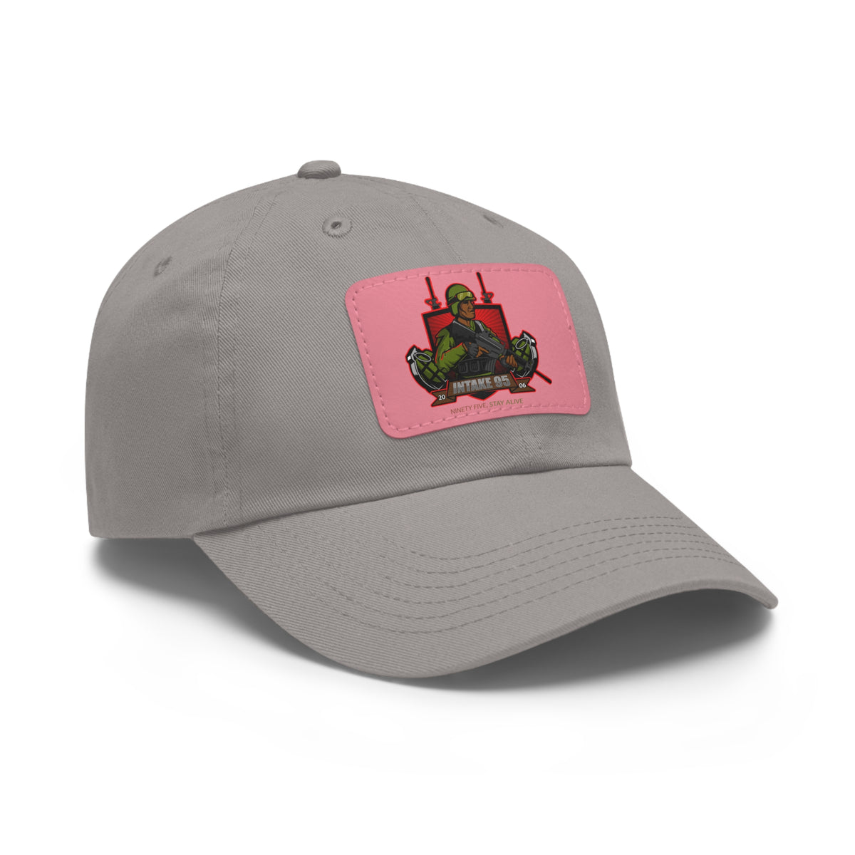 Intake 95 Dad Hat with Leather Patch (Rectangle)